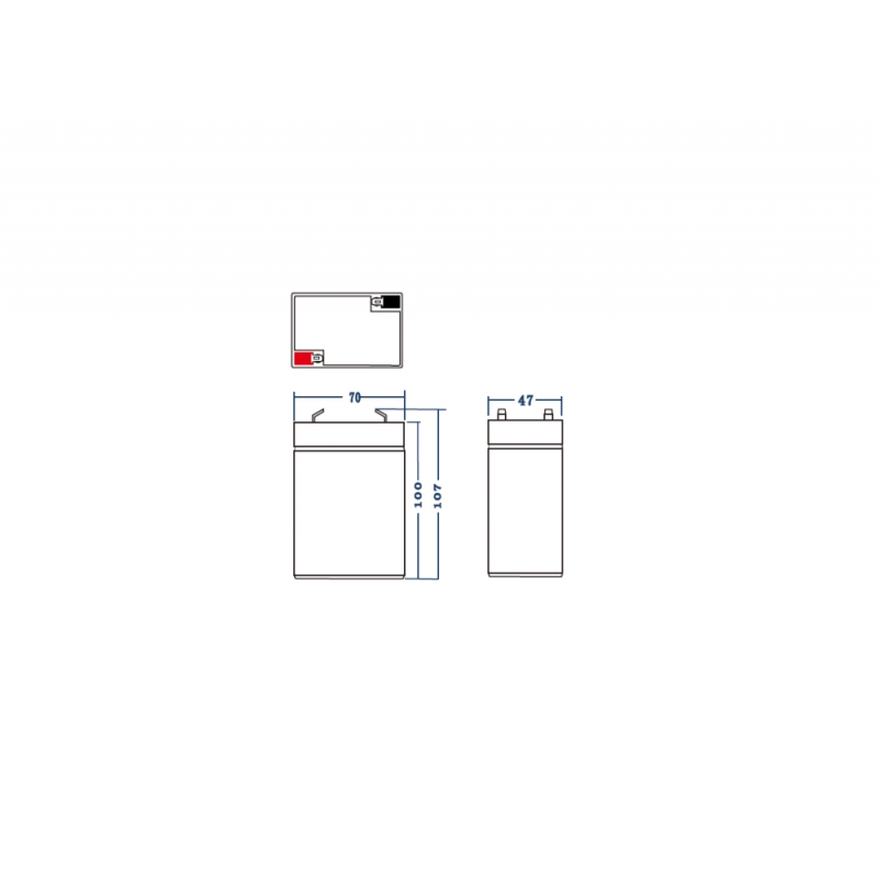 EcoLine - AGM 6V 5AH - 5000mAh VRLA Batterij - 70 x 48 x 100 - Deep Cycle Accu (5).jpg