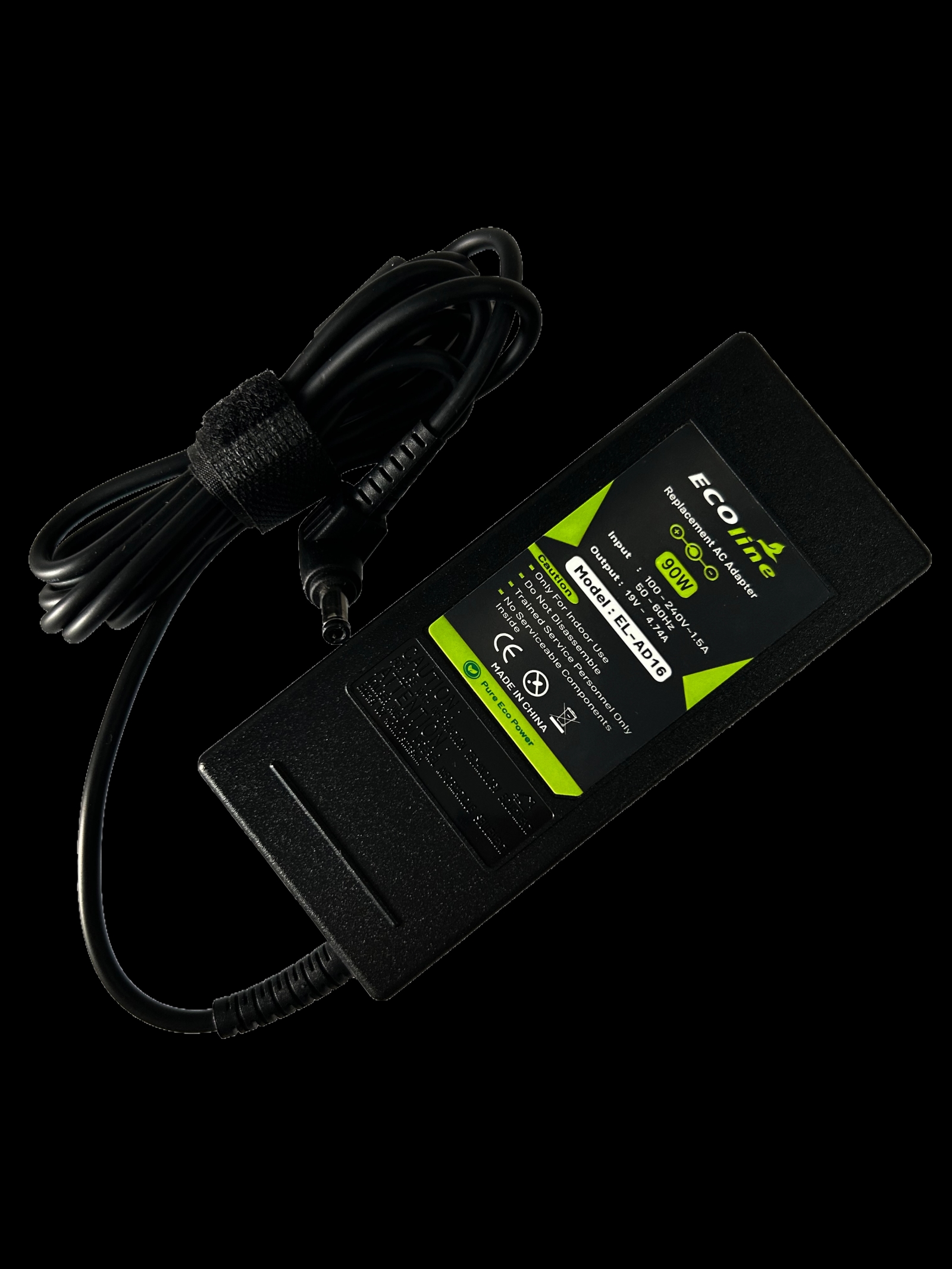 EcoLine - Oplader _ AC Adapter - Geschikt voor de Asus K50IJ K52 K52J K52F X53S K53S X54H X54C Toshiba Satellite A200 A300 - 19V 4.74A 90W 6_attr1_subject.png