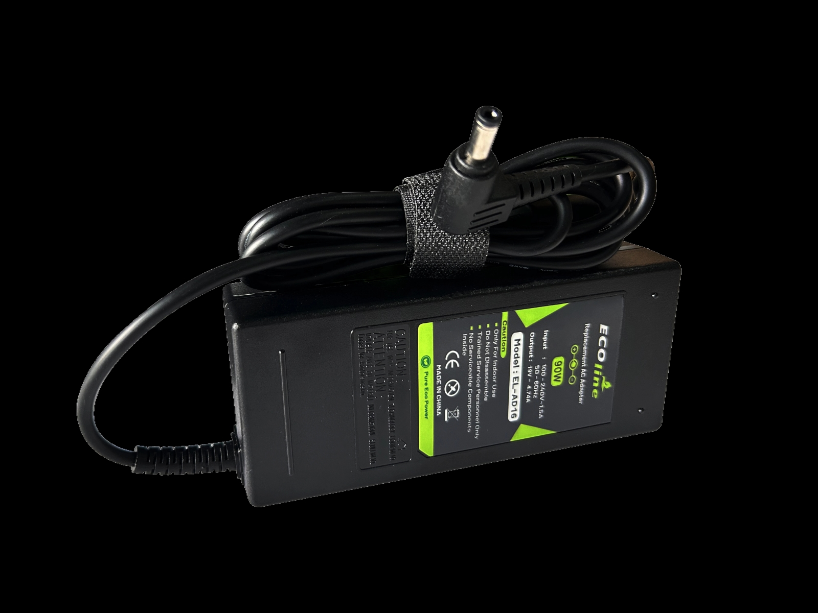 EcoLine - Oplader _ AC Adapter - Geschikt voor de Asus K50IJ K52 K52J K52F X53S K53S X54H X54C Toshiba Satellite A200 A300 - 19V 4.74A 90W 3_attr1_subject.png