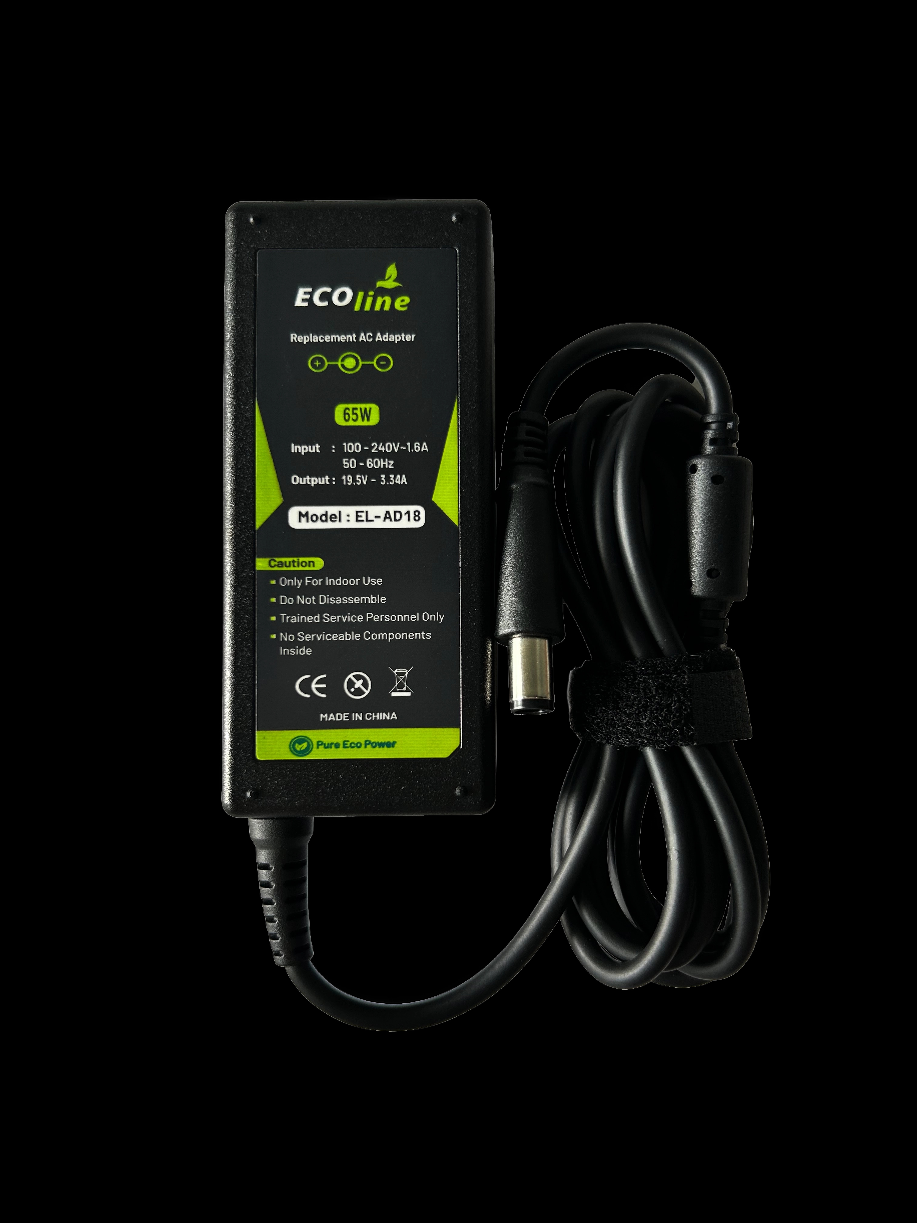 EcoLine - Oplader _ AC Adapter - Geschikt voor de Dell Inspiron 15 1525 3541 3541 Latitude 3350 3460 E4200 XPS 13 L321x L322x - 19.5V 3.34A 65W 5_attr1_subject.png