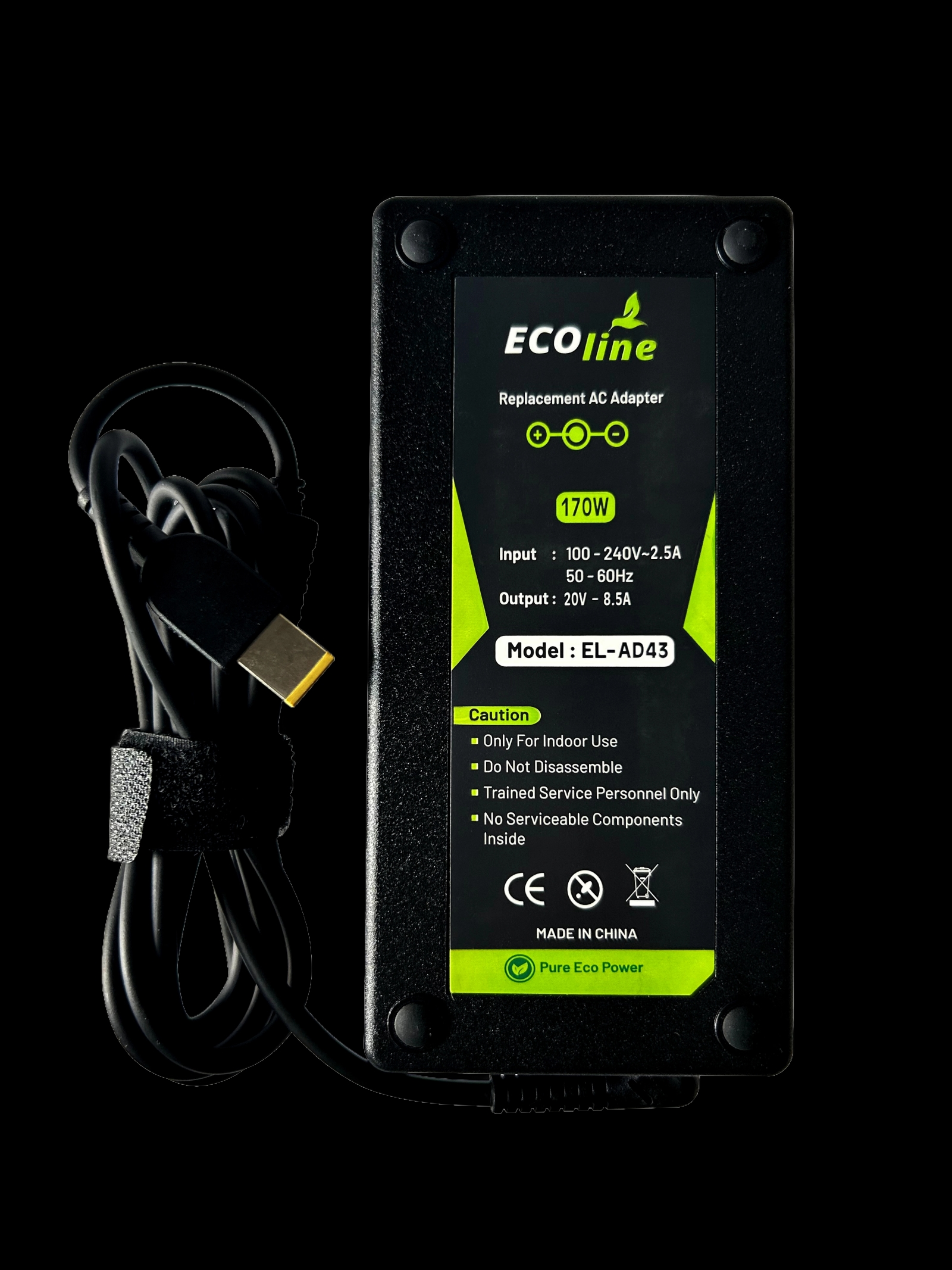 EcoLine - Oplader _ AC Adapter - Geschikt voor de Lenovo Legion 5-15 15ARH05 15IMH05 17IMH05 Y530-15 Y540-15IRH Y540-17 Y720 - 20V 8.5A 170W 5_attr1_subject.png