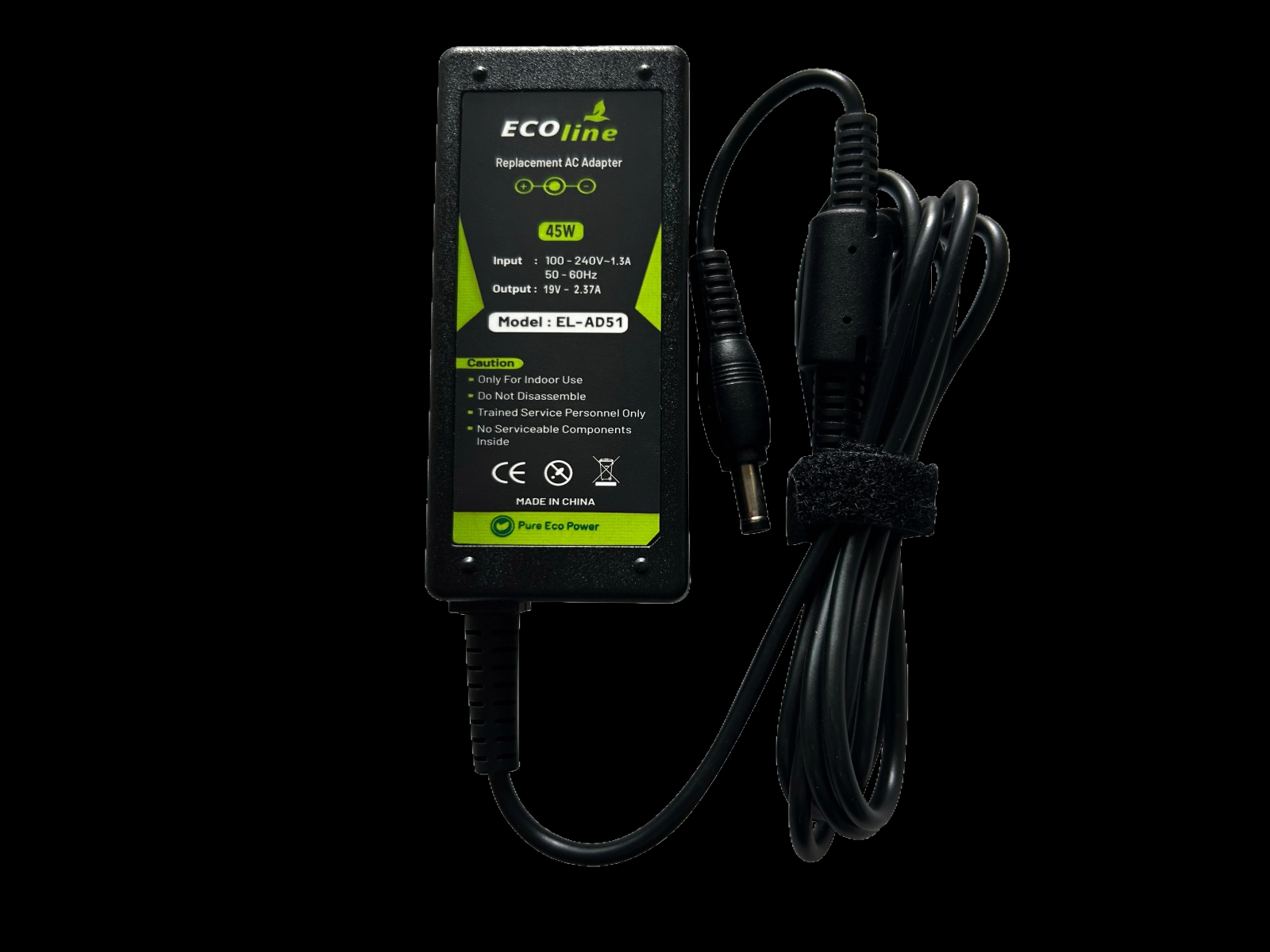EcoLine - Oplader _ AC Adapter - Geschikt voor de Toshiba Satellite C50D C75D C670D C870D U940 U945 Portege Z830 Z930 - 19V 2.37A 45W 5_attr1_subject.png