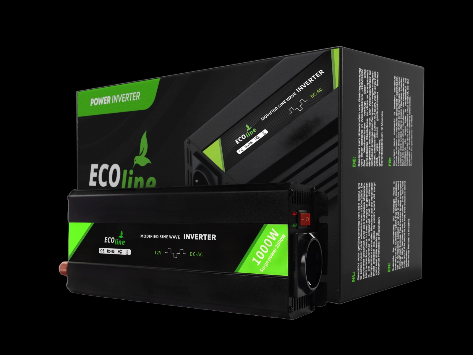 EcoLine - Omvormer 12V Naar 220V230V - 1000w Vermogen - Gemodificeerde sinus - Auto omvormer_attr1_subject.png