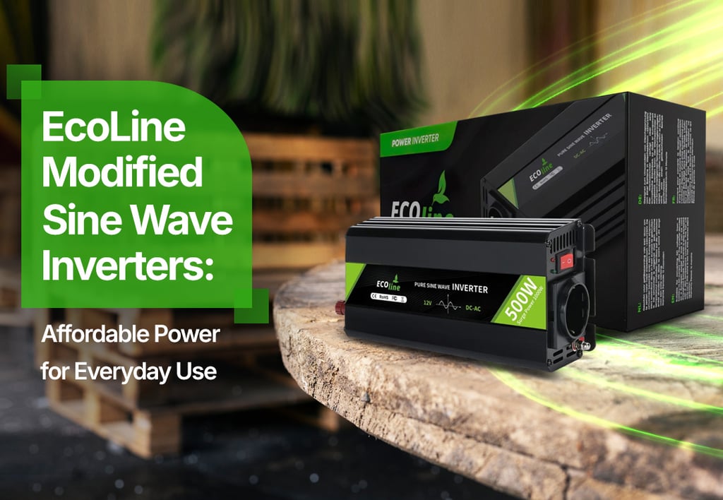 EcoLine Modified Sine Wave Inverters: Affordable Power for Everyday Use