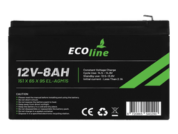 EcoLine - AGM 12V 8AH - 8000mAh VRLA Batterij - 151 x 65 x 95 - Deep Cycle Accu (3)_attr1_subject.png