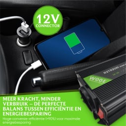 EcoLine - Inverter 12V To 220V  230V cigarette lighter - 300w  600w Power - Modified Sine - Car inverter - socket - car charger (3).jpg