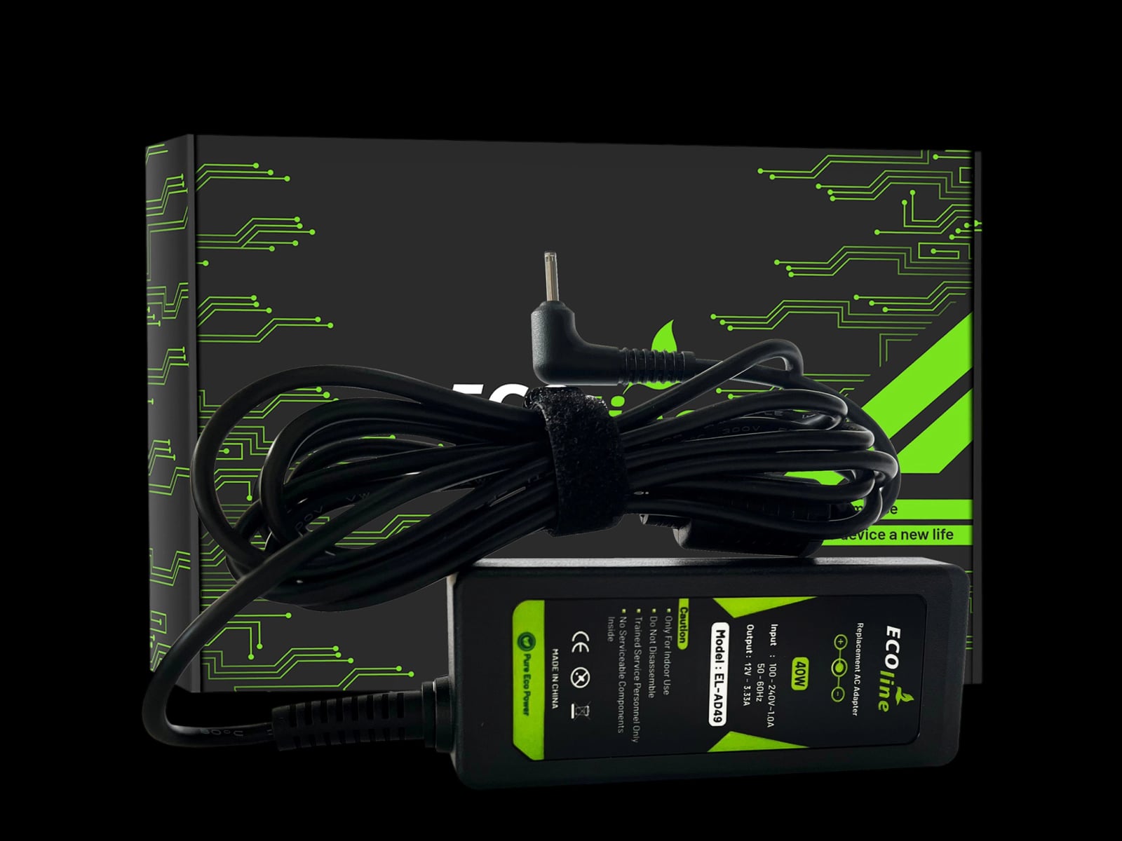 EcoLine - Ladegerät / AC-Adapter - Kompatibel mit den Samsung 303C XE303C12 500C XE500C13 500T XE500T1C 700T XE700T1C - 12V 3,33A 40W