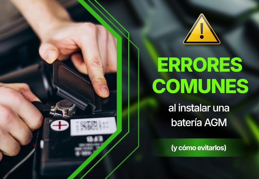 Errores comunes al instalar una batería AGM (y cómo evitarlos)