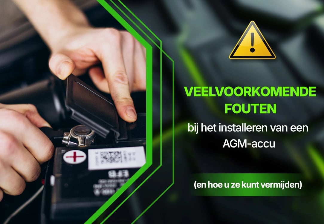 Veelgemaakte fouten bij het installeren van een AGM-accu (en hoe je ze voorkomt