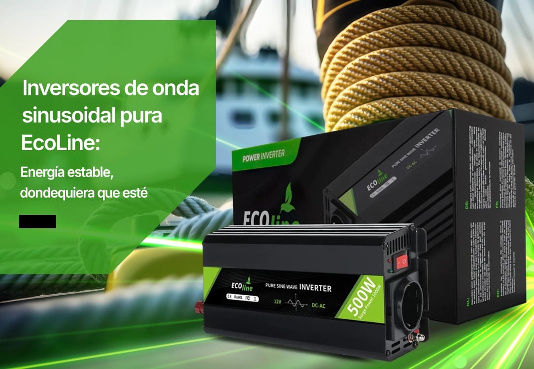 Inversores de onda pura EcoLine: Energía estable estés donde estés