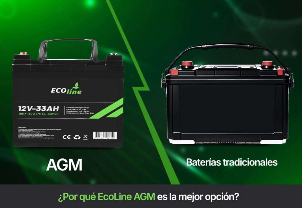 AGM vs. Baterías Tradicionales: Por Qué EcoLine AGM Es la Elección Inteligente